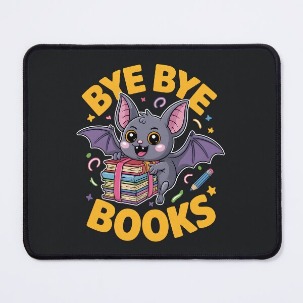Item preview, Bye Bye Books – Cute Study Burnout Funny Bat designed and sold by Taans-Creation.
