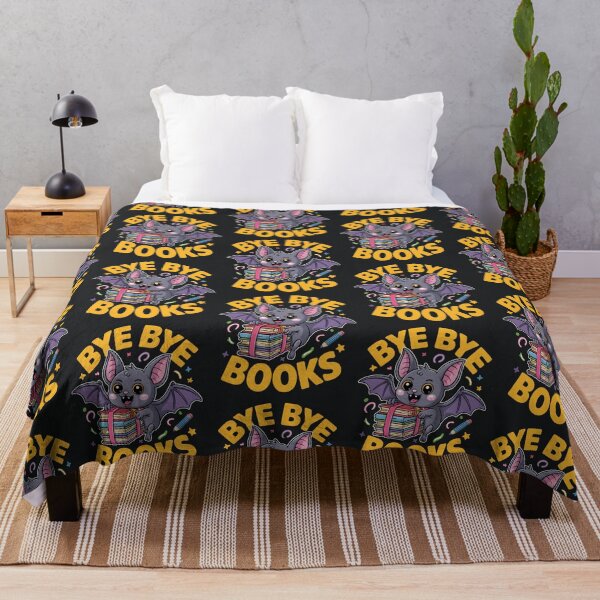 Item preview, Bye Bye Books – Cute Study Burnout Funny Bat designed and sold by Taans-Creation.