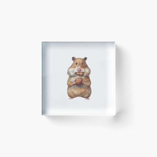 Item preview,  Chubby Hamster Stuffing Face with Peanuts designed and sold by TeeARTHY.