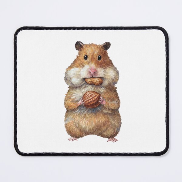 Item preview, Chubby Hamster Stuffing Face with Peanuts designed and sold by TeeARTHY.