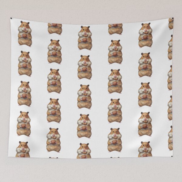 Item preview,  Chubby Hamster Stuffing Face with Peanuts designed and sold by TeeARTHY.
