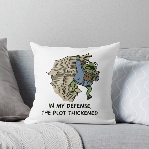 Item preview, Funny Cute Frog Hanging Off Book Stack designed and sold by Floomart.