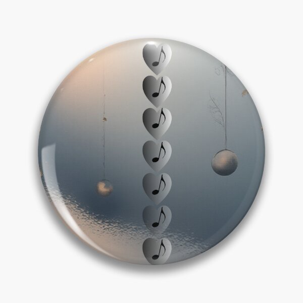 Item preview, Heart Music Continuous AI  designed and sold by BrightrDayMusicArt.
