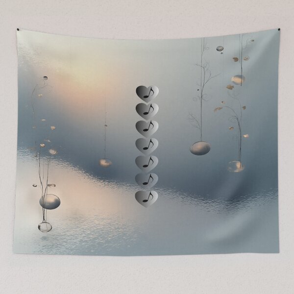 Item preview, Heart Music Continuous AI  designed and sold by BrightrDayMusicArt.