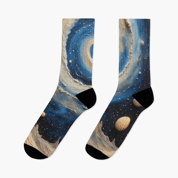 Item preview, Imaginative space landscape with spiral nebula designed and sold by Mianku | Für das Leben.