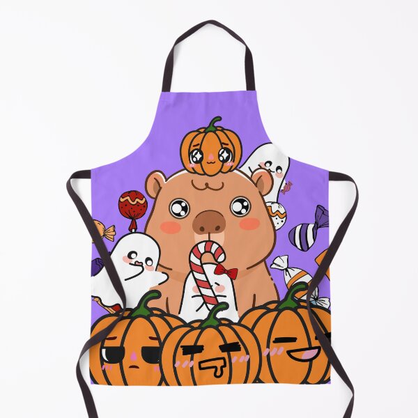Artikelvorschau, Halloween-Capybara – Kürbis- und Süßigkeitenparty entworfen und verkauft von Kanniax.