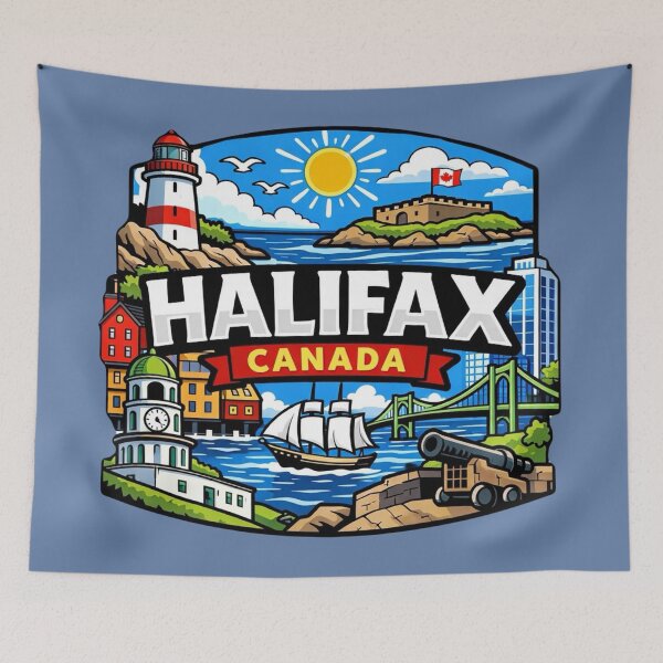 Item preview, Halifax, Nova Scotia Canada - Coastal Harbor designed and sold by Myra365Art.