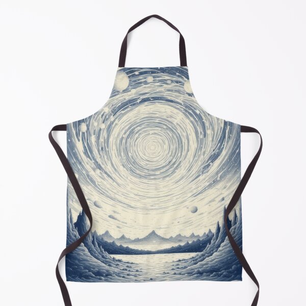 Item preview, Cosmic landscape with whirlpools and planets designed and sold by Mianku | Für das Leben.