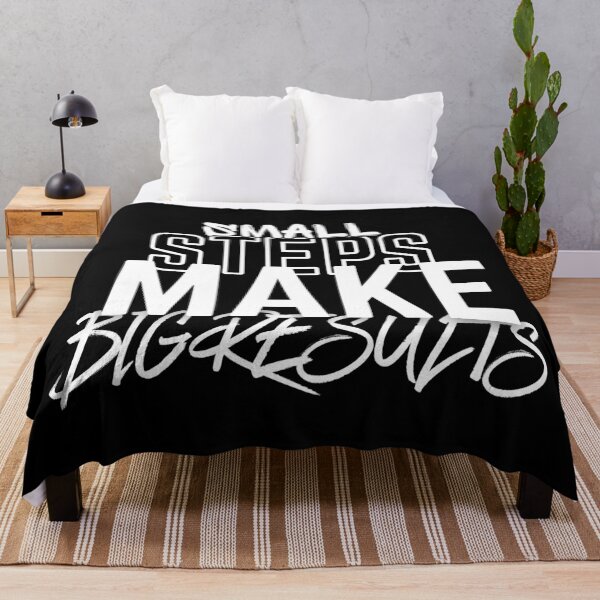Item preview, Small Steps Make Big Results T-Shirt – Motivational Quote Success Design designed and sold by ArtVibe-Ties.