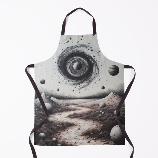 Item preview, Cosmic landscape beneath a swirling vortex designed and sold by Mianku | Für das Leben.