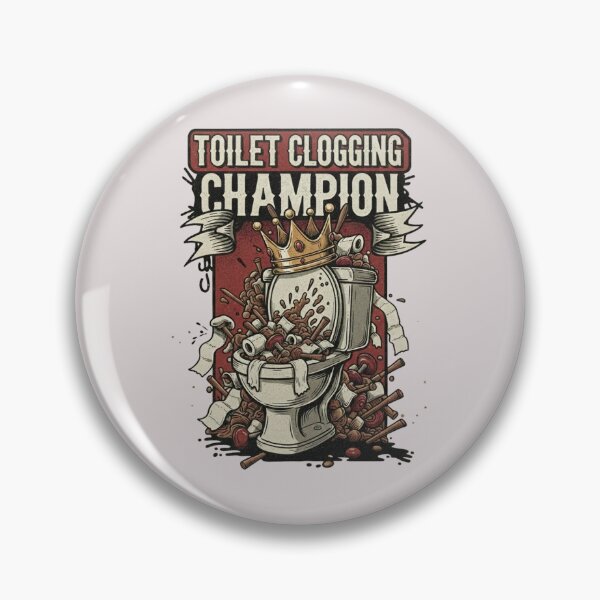 Item preview, Master Clogger T-Shirt | Funny Toilet Champion Gift | Vintage Distressed Bathroom Humor | Sarcastic Potty King designed and sold by axiksa10.