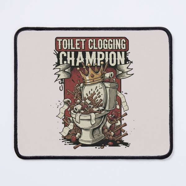 Item preview, Master Clogger T-Shirt | Funny Toilet Champion Gift | Vintage Distressed Bathroom Humor | Sarcastic Potty King designed and sold by axiksa10.
