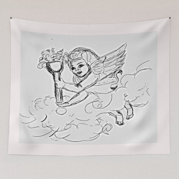 Item preview, An Angel original art By Bevilaqua designed and sold by Helios Be. Lavsh.