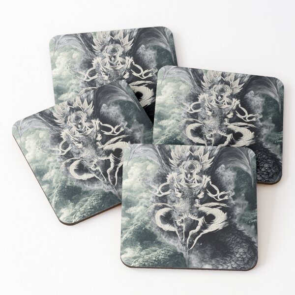 Item preview, Dark Anime Dragon Ink Art – Fantasy Illustration designed and sold by BazStudiodesign.