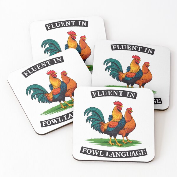 Item preview, Fluent in Fowl Language designed and sold by kirstenstration.