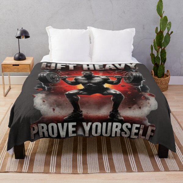 Item preview, Bodybuilding Motivation – Lift Heavy, Prove Yourself Gym Quote Design designed and sold by Ditstyle.