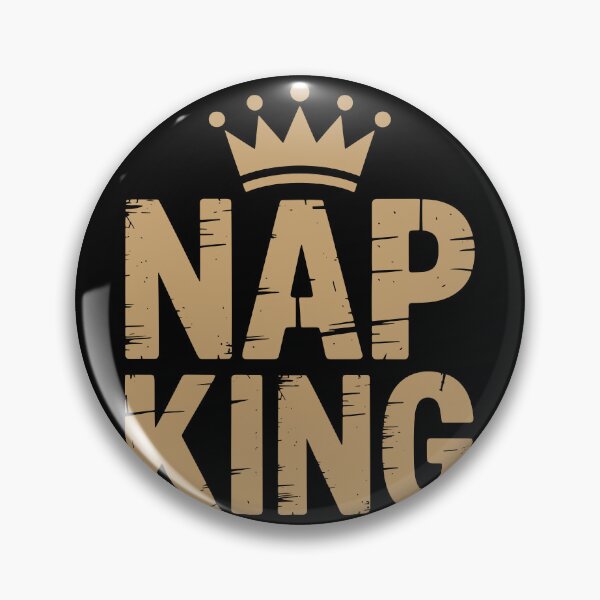 Artikelvorschau, Nap King – Humorvolles Design für königliches Power-Nap entworfen und verkauft von TipTop GFX.