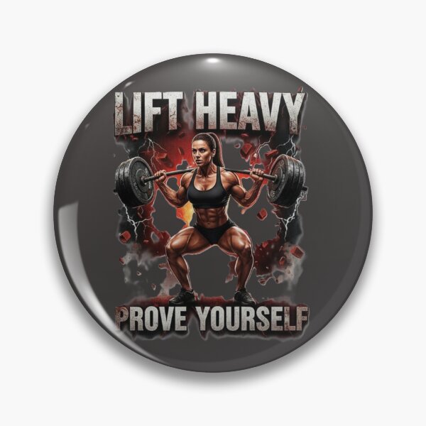 Item preview, Bodybuilding Motivation – Lift Heavy, Prove Yourself Gym Quote Design designed and sold by Ditstyle.