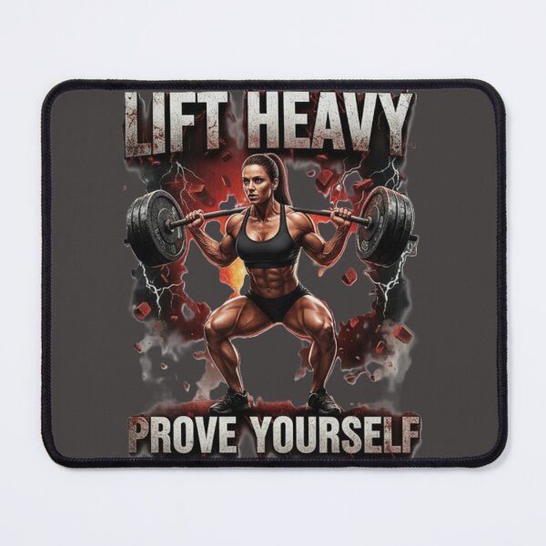 Item preview, Bodybuilding Motivation – Lift Heavy, Prove Yourself Gym Quote Design designed and sold by Ditstyle.