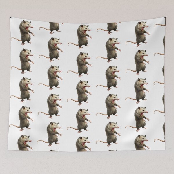 Item preview, Angry Screaming Opossum   designed and sold by TeeARTHY.