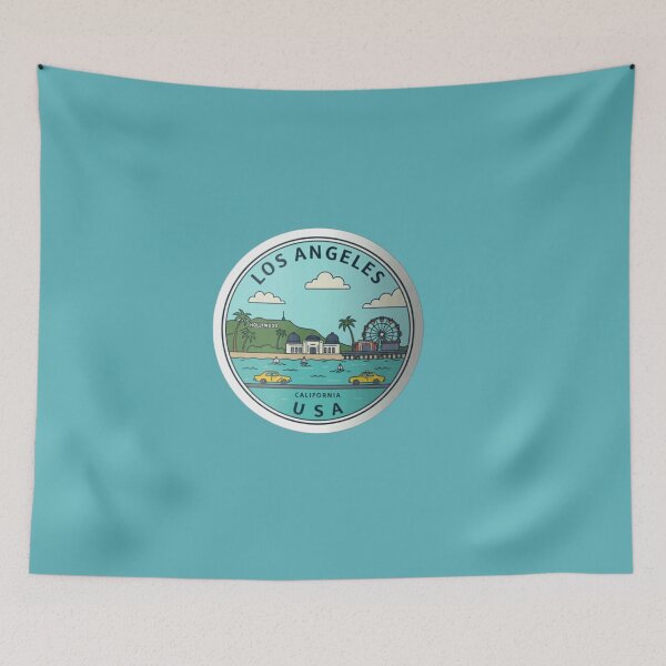 Item preview,  Global Heritage & National Pride Los Angeles- Minimalist Art Series designed and sold by Pixel & Beyond.