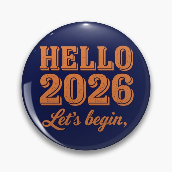Item preview, Hello 2026 Vintage Typography – New Year Retro Quote Design designed and sold by phiawdesign9.