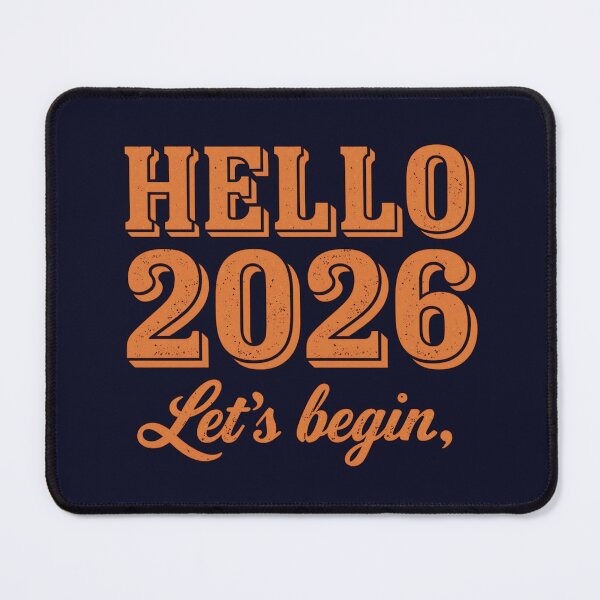 Item preview, Hello 2026 Vintage Typography – New Year Retro Quote Design designed and sold by phiawdesign9.