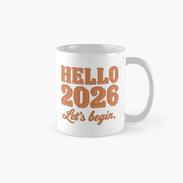 Item preview, Hello 2026 Vintage Typography – New Year Retro Quote Design designed and sold by phiawdesign9.