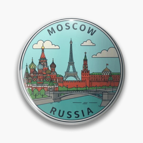 Item preview, Global Heritage & National Pride Russia- Minimalist Art Series designed and sold by Pixel & Beyond.