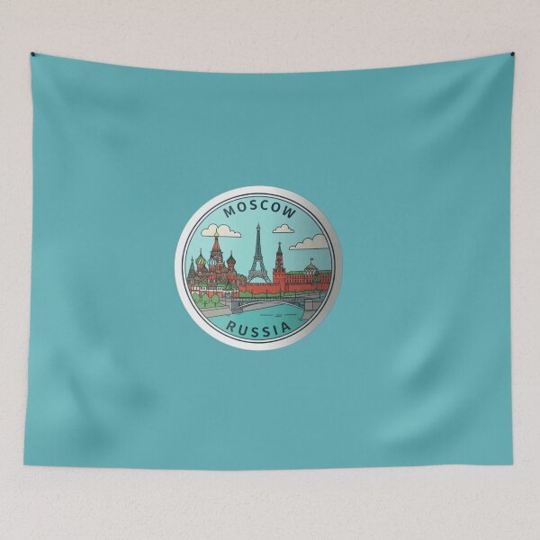 Item preview, Global Heritage & National Pride Russia- Minimalist Art Series designed and sold by Pixel & Beyond.