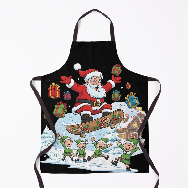 Item preview, Funny Skateboard Santa – Cool Christmas Holiday Design designed and sold by NovaDoodle Art Studio.