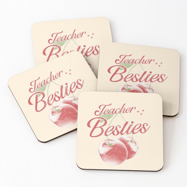Item preview, Teacher Besties Cherry Design – Cute Matching Best Friend Teachers designed and sold by catchyology.