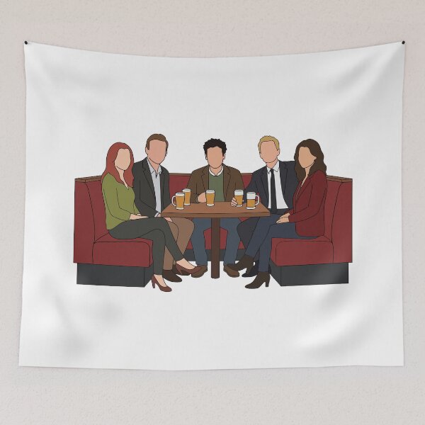 Item preview, How I Met Your Mother Gang designed and sold by Screen Lore.