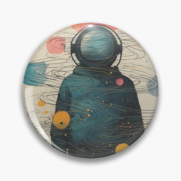 Item preview, Astronaut in a swirling color environment designed and sold by Mianku | Für das Leben.