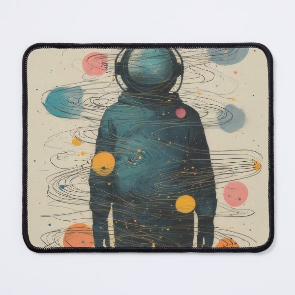 Item preview, Astronaut in a swirling color environment designed and sold by Mianku | Für das Leben.