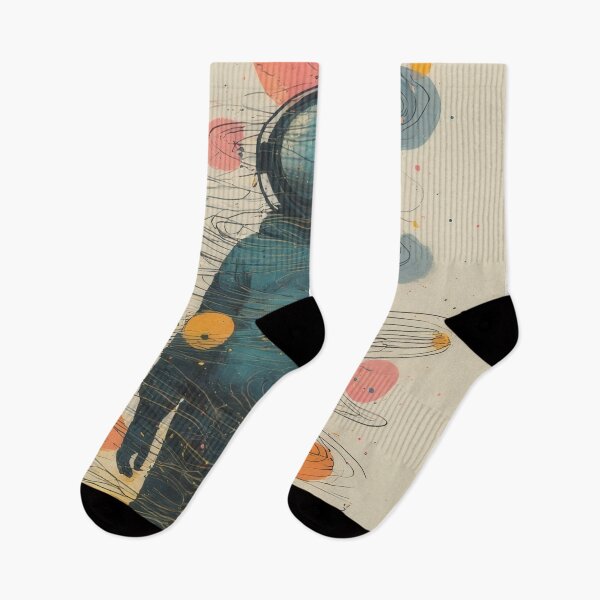 Item preview, Astronaut in a swirling color environment designed and sold by Mianku | Für das Leben.