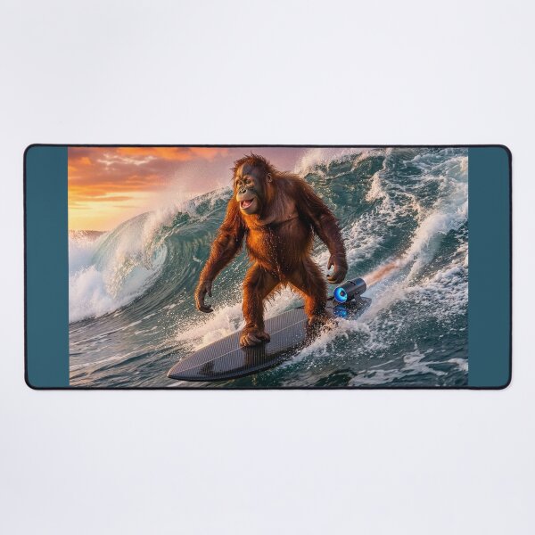 Item preview, Surfin' Orangutan designed and sold by Tridentulus.