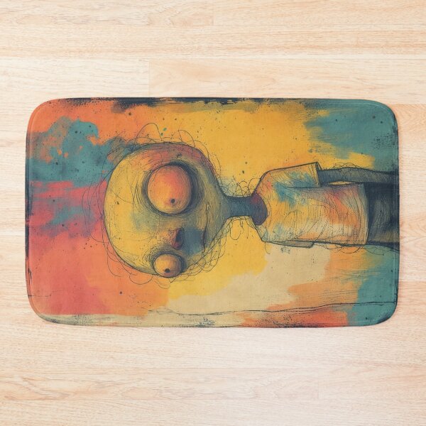 Item preview, Distorted portrait of a being in colors designed and sold by Mianku | Für das Leben.