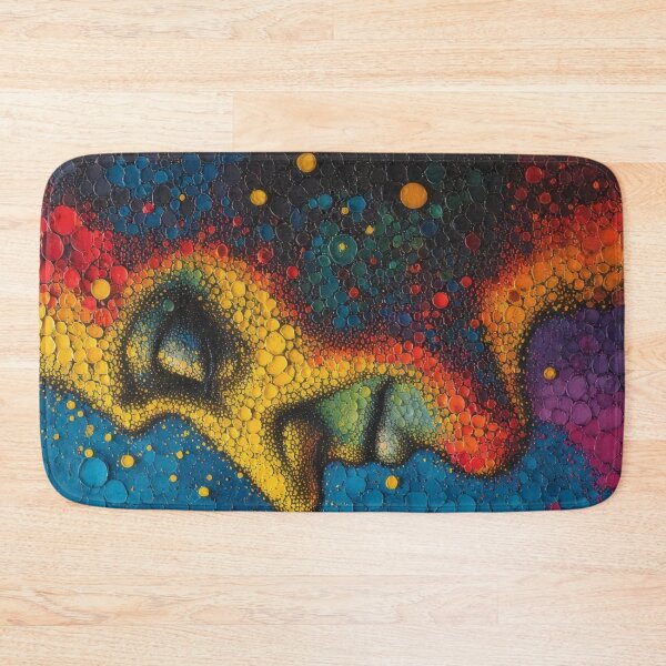 Item preview, Colorful mosaic: Profile of a face designed and sold by Mianku | Für das Leben.