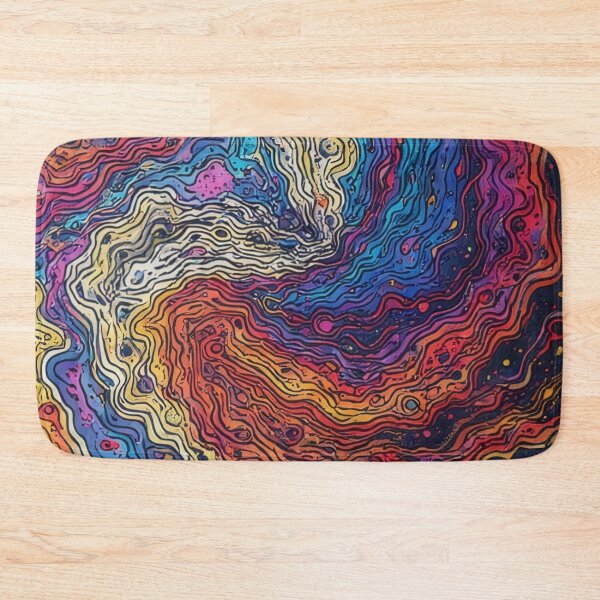 Item preview, Abstract swirling color pattern with organic lines designed and sold by Mianku | Für das Leben.