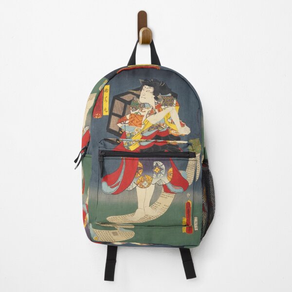 Item preview, Vintage,  A contest of magic scenes by Toyokuni Utagawa, Japanese art, woodblock, Ukiyoe,Wall art, Puzzle, designed and sold by VintageJapan for Japanese woodblock, Ukiyoe, Retro art and more.
