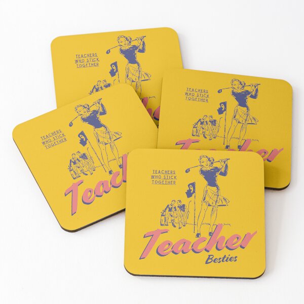 Item preview, Teacher Besties Golf Design – Cute Matching Teacher Friends designed and sold by catchyology.