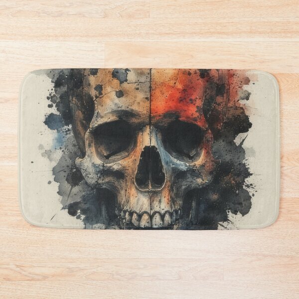 Item preview, Watercolor skull with flowing colors designed and sold by Mianku | Für das Leben.
