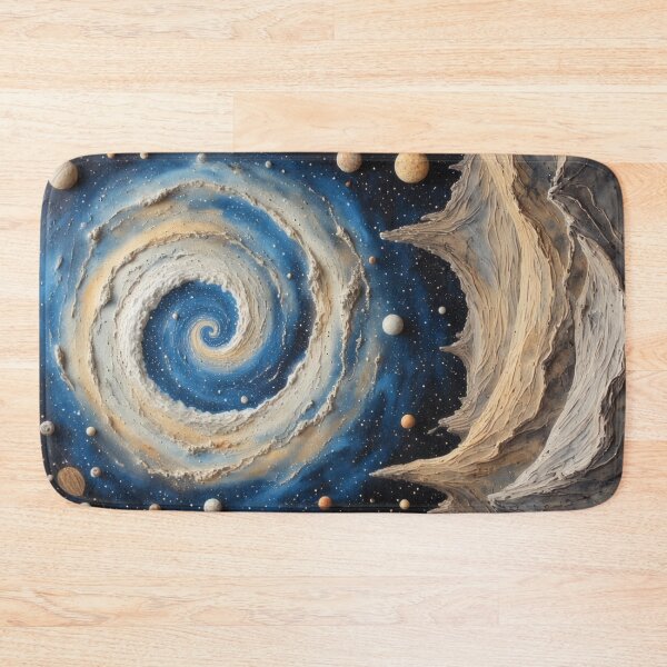 Item preview, Imaginative space landscape with spiral nebula designed and sold by Mianku | Für das Leben.
