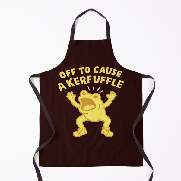 Item preview, Off to Cause a Kerfuffle,Funny Frog designed and sold by CloudyPress.