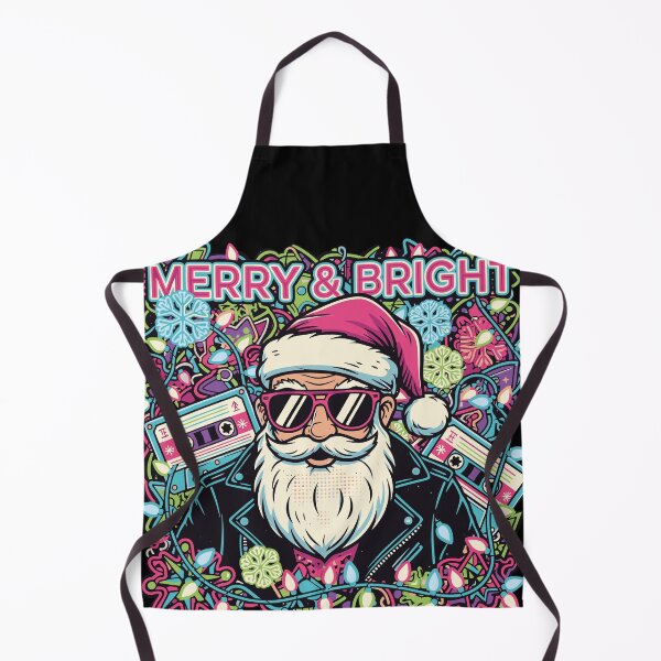 Item preview, Biker Santa Claus - Cool Retro Sunglasses Christmas designed and sold by NovaDoodle Art Studio.