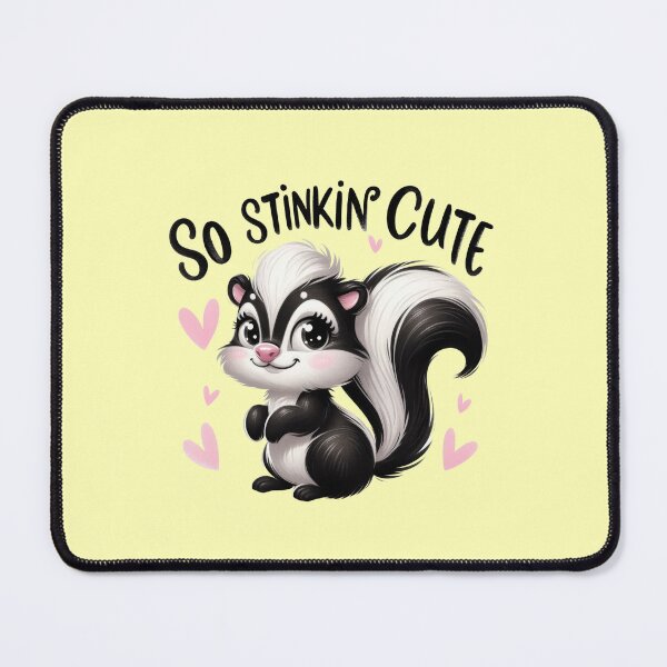 Item preview, So Stinkin Cute Skunk Art designed and sold by Mido tee art shop.