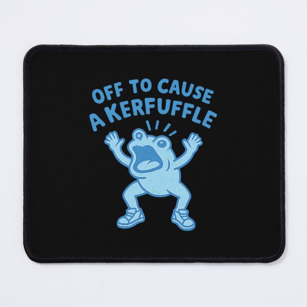 Item preview, Off to Cause a Kerfuffle,Funny Frog designed and sold by CloudyPress.