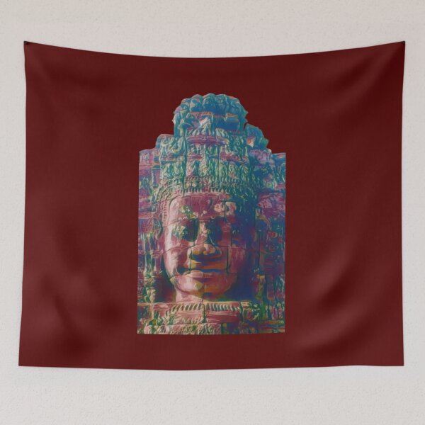 Item preview, Enigmatic Bayon Temple Image designed and sold by Linklandiya.