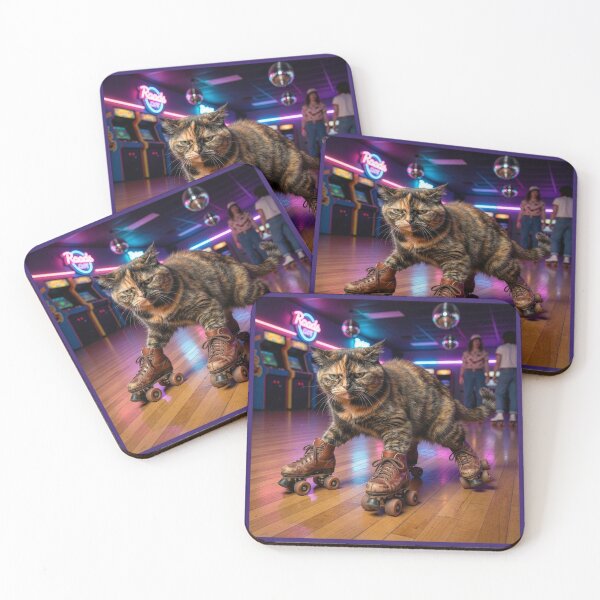 Item preview, Grumpy Cat Roller Skating  designed and sold by Tridentulus.